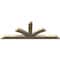 Ekena Millwork Richland Rough Sawn Timber Gable Bracket, Douglas Fir, 96"W x 36"H x 4"D x 6"F, 9/12 Pitch GBW096X36X0406RIC00RDF - alternate 3